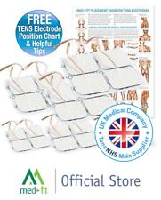 Med-Fit Tens pads 24 electrodes 6 packs of self adhesive Tens Electrodes 5x5cm