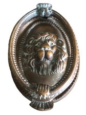 Antique Solid Brass Lion's