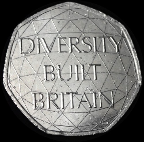 Pence 2020 elizabeth ii - uk, 50