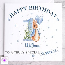 Personalised Birthday Card Son