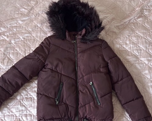 Girls burgundy f winter - &,