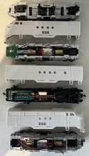 4x STEWART HOBBIES HO 7447S EMD UNDECORATED LOCOMOTIVES MODEL RAILWAY SPARES