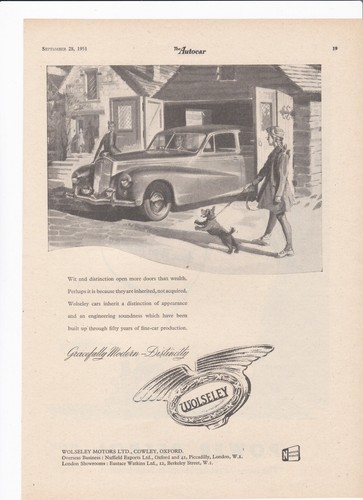 Wolseley original 1951 - 4/50,