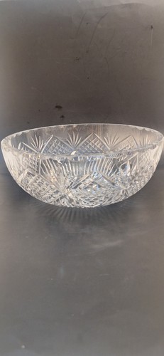 Vintage large crystal cut - large,
