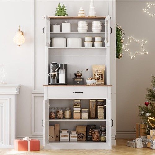 Kitchen cabinet hutch storage - kitchen,