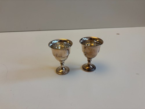 Vintage silver plated egg - silver, cups