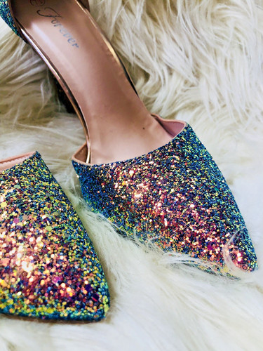 Women rainbow glitter - rainbow,