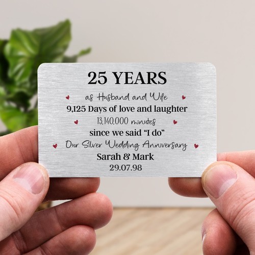 25th silver wedding - 25th,