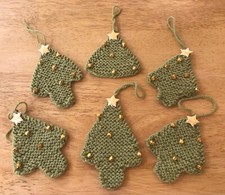 Handmade knitted christmas