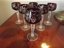 Six ruby bohemian liqueur - six,