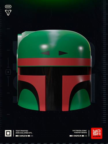 Boba fett printed cosplay - printed,