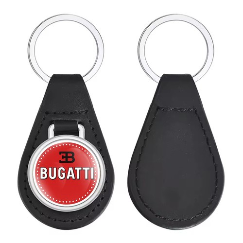 Bugatti leather keychain - leather,