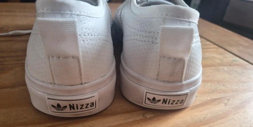 Adidas nizza white trainers - adidas,