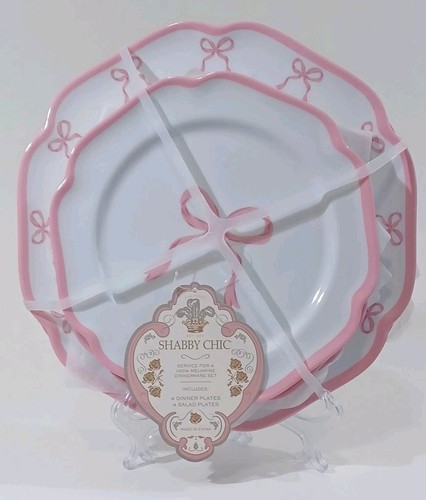 Shabby chic melamine plate - shabby,