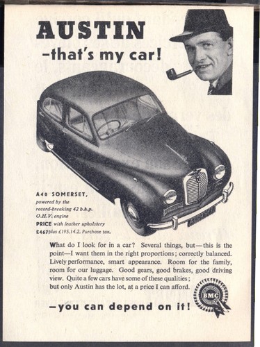Austin a40 somerset - somerset, car