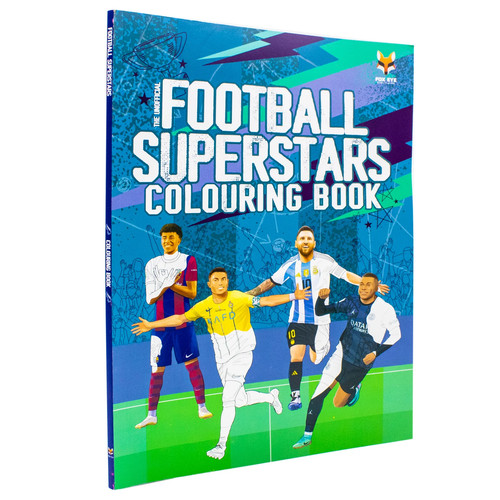Football superstars colouring - football,