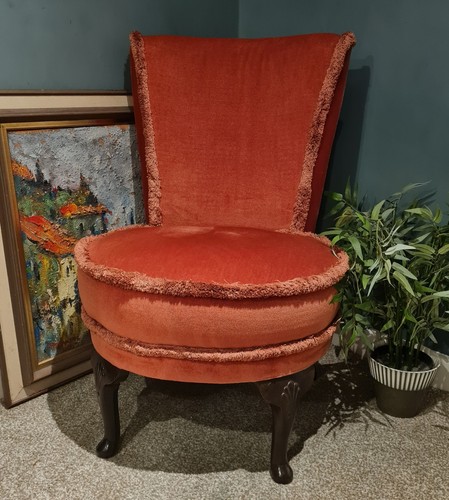 Vintage 1970s velvet draylon - vintage, velvet/draylon