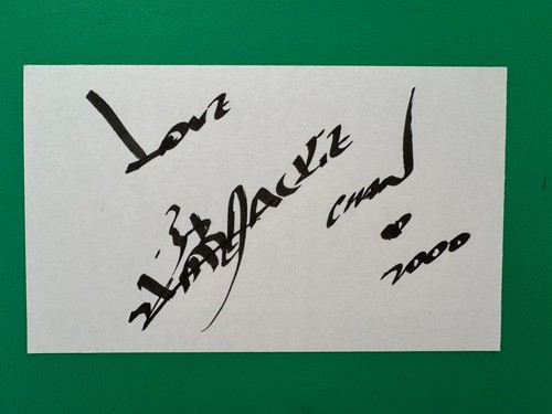 Jackie chan genuine signed - jackie,