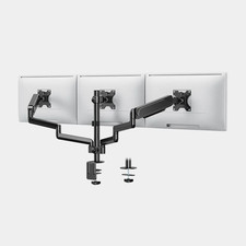 3x24″ Triple Screen Monitors Gas Lift Arm Stand (1920x1080) 1xHDMI/2xDP