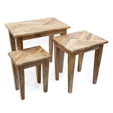 Set of 3 Marquet Wooden