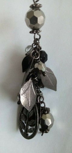 Chain necklace leaf - chain,