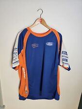 Vintage FORD Rallycross Racing T Shirt Men's 2XL Logo European Blue Orange 
