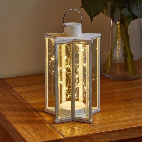 Rustic starlight lantern - rustic, light