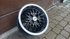 15" single spare MIM MESH alloy rim 4x100 (BBS RA TWIN) et25 golf e30 jetta e21