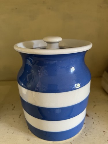 China cornishware storage jar - storage,