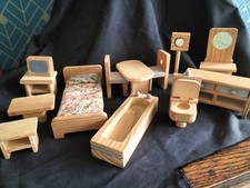 Wooden Dolls House Furniture