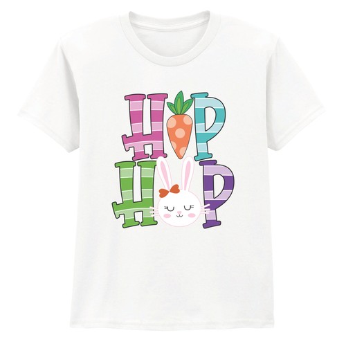 Hop girls - t-shirt, bunny