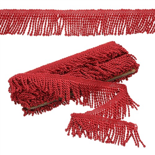 Wine red fringe trim yards - fringe, 5