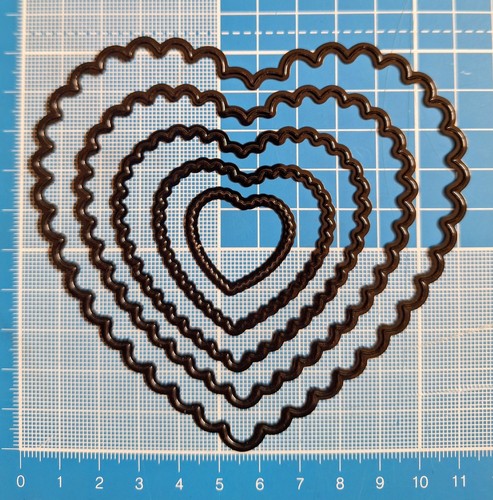 Xcut heart scalloped nesting - xcut,