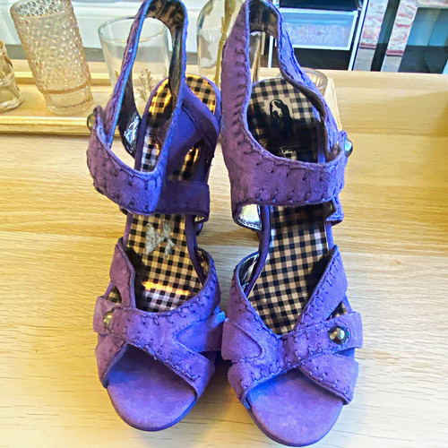Hush puppies purple suede - puppies,