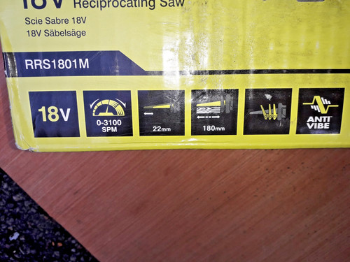 Ryobi rrs1801m 18v boxed - , never