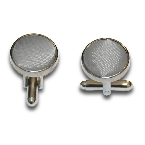 Mens cufflinks solid - solid, plain