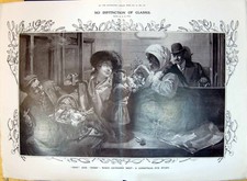 Old 1908 First Third Class Train Railway Carriages Christmas Eve Stud 20th