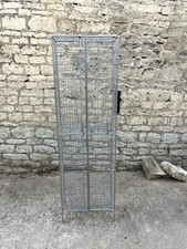VINTAGE RETRO WIRE MESH WORKPLACE GYM LOCKERS DRY ROOM CHANGING ROOM HOME GYM