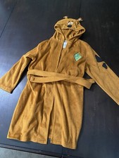 Scooby Doo Kids Costume Robe Soft Plush Fleece Hooded With Ears HALLOWEEN Night
