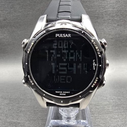Pulsar digital watch men 45mm - pulsar,