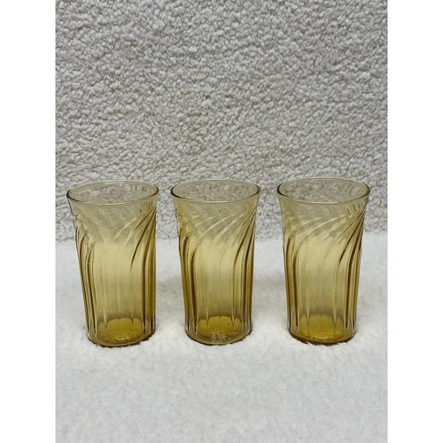 Vtg unbranded amber - vtg, glass