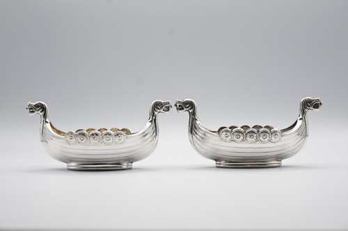 Antique silver viking - antique,