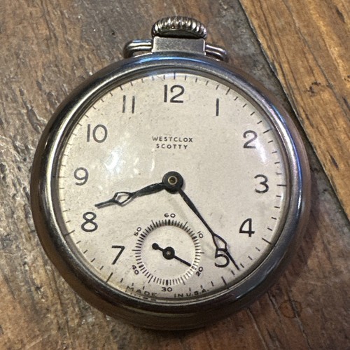 Westclox scotty pocket watch - pocket,