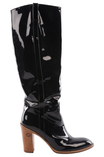 Gucci navy patent leather - gucci,