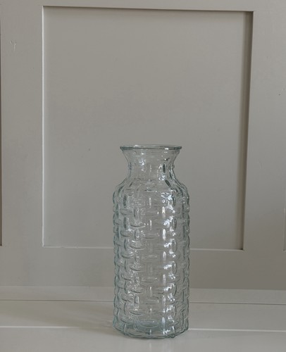 Glass flower vase - glass,