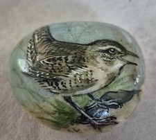 Detailed Hand Painted Wren On