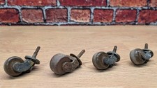 Antique Furniture Castor Castors X4 With Ceramic Wheel Used Interior Design 