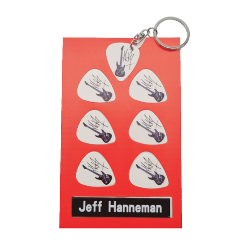 Jeff hanneman guitar plectrum - jeff,