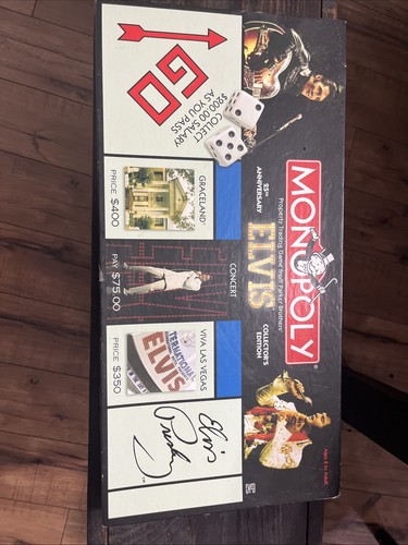 Parker brothers monopoly elvis - parker,
