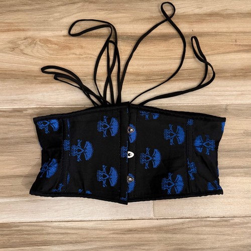 Dracula clothing blue skull - blue,
